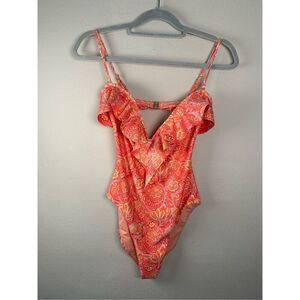 Ramy Brook Ruffle One Piece swimsuit sz Small